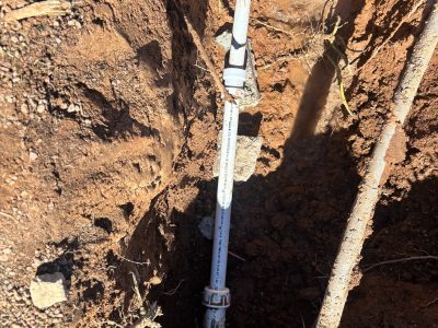 New Water Line Installation