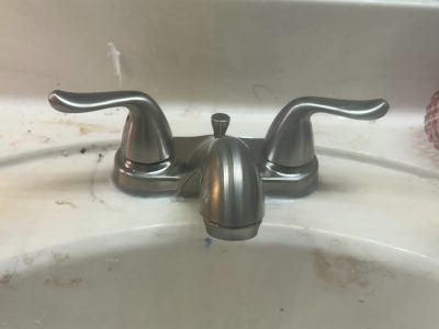 Newly Replaced Faucet